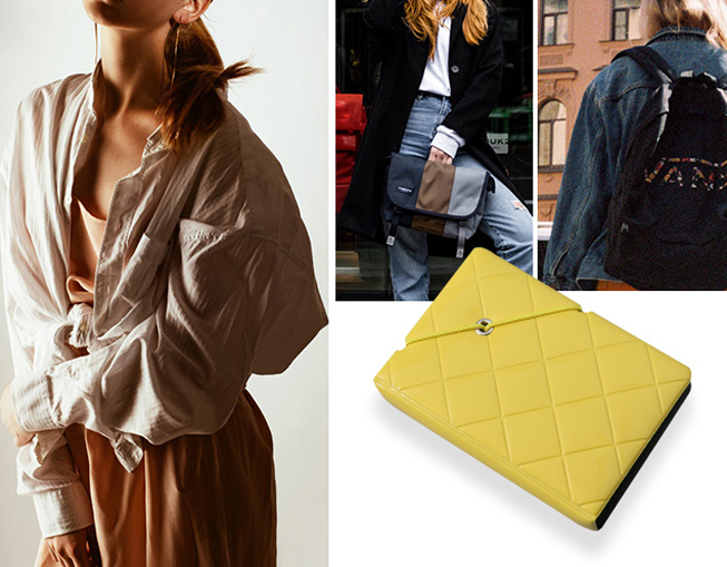 PVC Rhombus Stitching Card Case