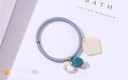 Shell Crystal Charm Hair Tie (1 Pc)