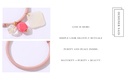 Shell Crystal Charm Hair Tie (1 Pc)