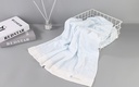 Twistless Double-Layer Breathable Bath Wrap Towel for Adults (Blue)