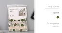 Leaf Pattern Dust-Proof Top Cover for Refrigerator/Washing Machine (Green)