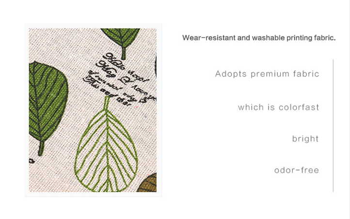 Leaf Pattern Dust-Proof Top Cover for Refrigerator/Washing Machine (Green)