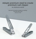 No-Mess Nail Clippers with Plastic Cover (2 Count)