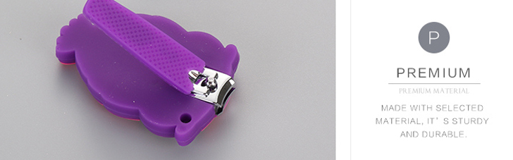 Cartoon Animal Design No-Mess Nail Clippers (Owl)