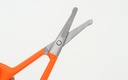 Stainless Steel Beauty Care Scissors (Pointed Tip)(Orange)