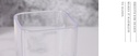 Clear Solid Color Rectangular Toothbrushing Gargle Cup