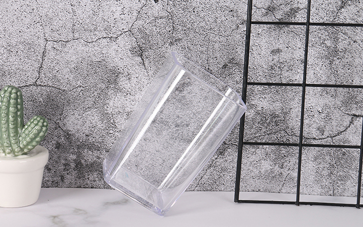 Clear Solid Color Rectangular Toothbrushing Gargle Cup