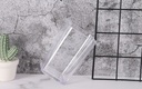 Clear Solid Color Rectangular Toothbrushing Gargle Cup
