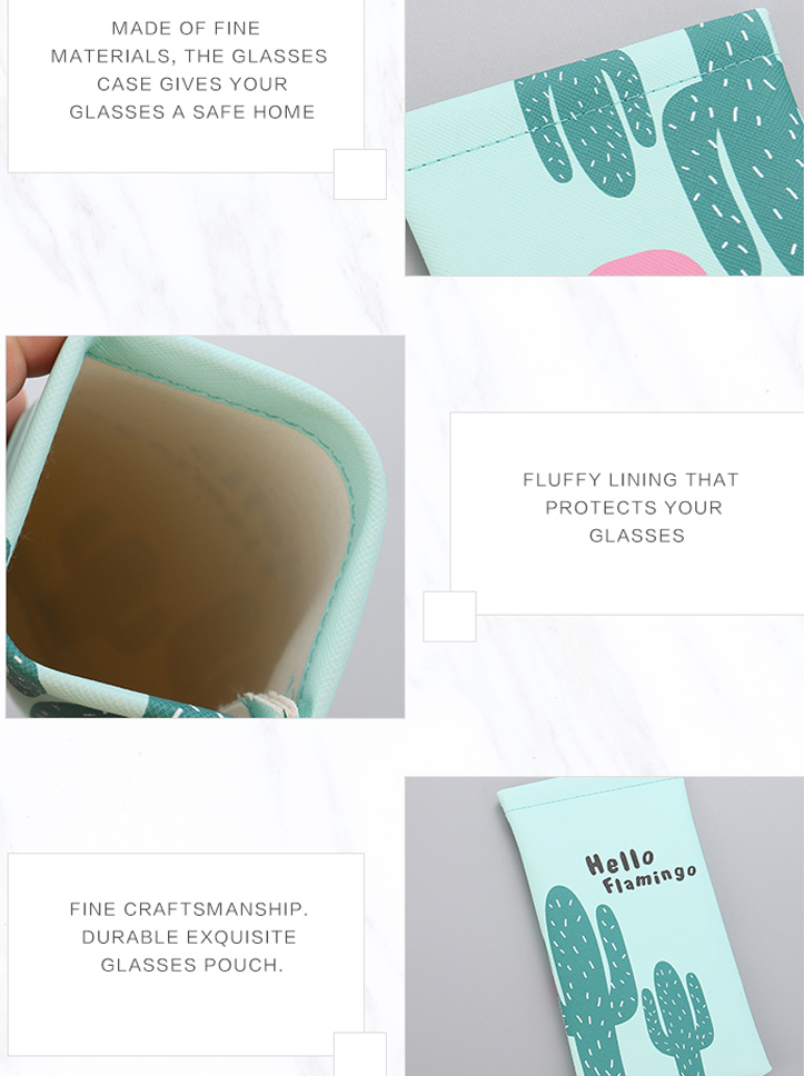 PU Eyeglasses Pouch (Cactus Series)