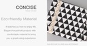 Simple Style Triangle Pattern Dust-Proof Top Cover for Refrigerator (Black&White