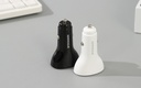 2.4A 12W Quick Charging Car Charger with Dual Ports -EC-06 (White)