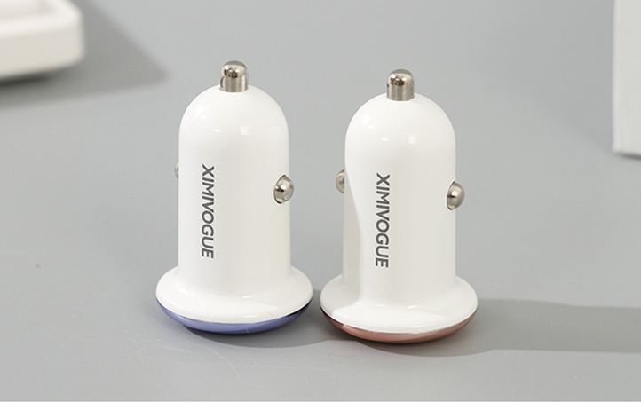 QC3.0 18W Trendy Car Charger (Blue)