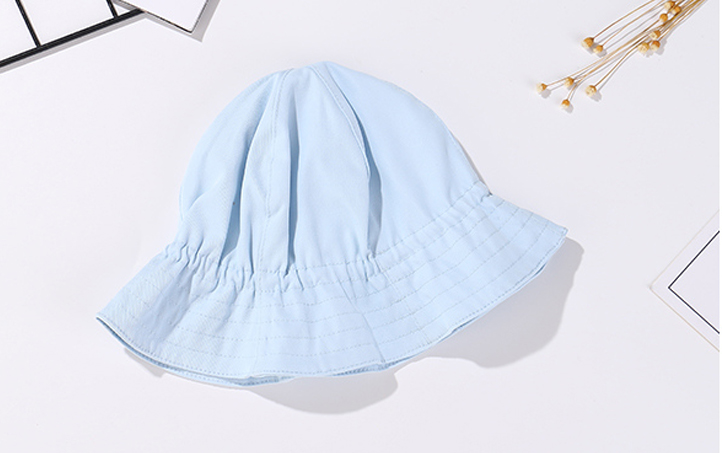 Double-Sided Solid Color Bucket Hat For Children