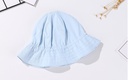 Double-Sided Solid Color Bucket Hat For Children