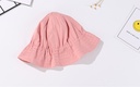 Double-Sided Solid Color Bucket Hat For Children