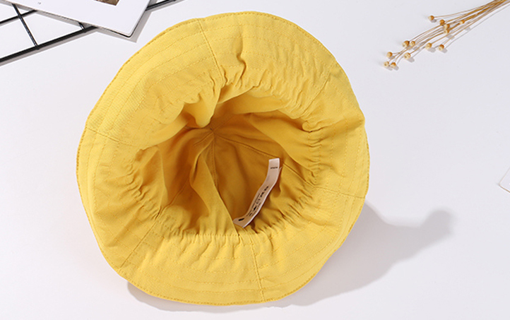 Double-Sided Solid Color Bucket Hat For Children