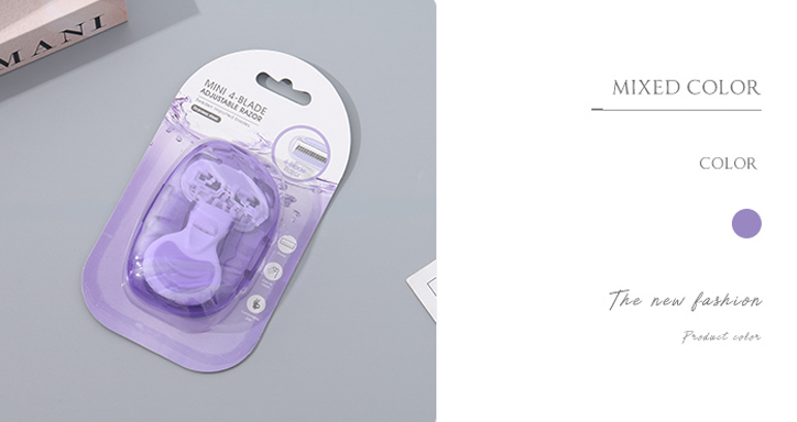 Mini 4-Blade Adjustable Razor (1 Count)