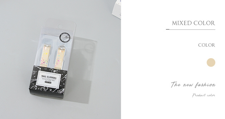 Splashed Ink Pattern Series Nail Clippers (Small-Sized)