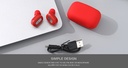 TWS Wireless Earbuds-T52 (Red)