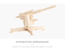 Wooden Assembly Puzzle Model (Antiaircraft)-JP263
