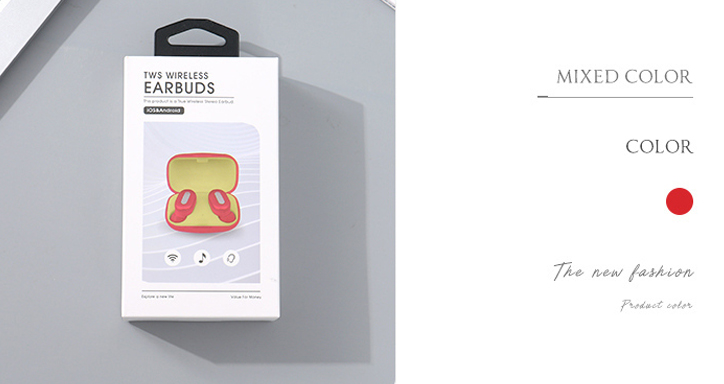 TWS Wireless Earbuds-T52 (Red)