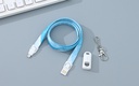 Micro USB Charging Cable Lanyard (Stripes)