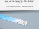 Micro USB Charging Cable Lanyard (Stripes)