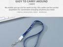 Type-C Charging Cable Lanyard (Starry Sky)