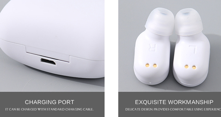 TWS Wireless Earbuds-T52 (White)