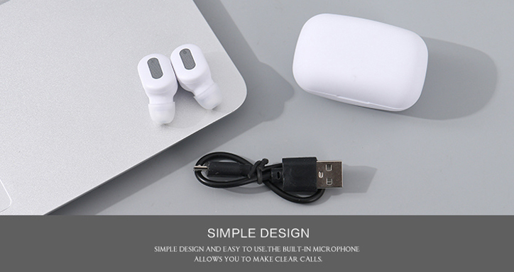 TWS Wireless Earbuds-T52 (White)