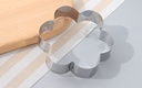 5 Pcs Flower Shape Stainless Steel Biscuit Cutters