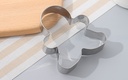 5 Pcs Gingerbread Man Shape Stainless Steel Biscuit Cutters