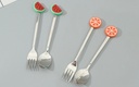 Watermelon/Orange Collection Flatware Set with Case