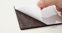 Square Cut Furniture Felt Pads 2 Pcs/Set (Brown)