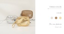 Texture Collection Square Toiletry Bag