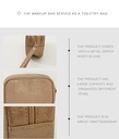 Texture Collection Square Toiletry Bag