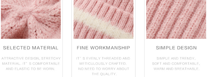 Striped Knit Beanie
