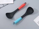 Heat-Resistant Nylon Ladle (Blue/Red)