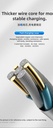 1 Meter Aluminum Foil Braided Type-C Cable (Silver and Black)