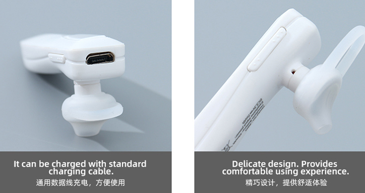Geometric Wireless Earpiece-B861 (White)