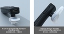 Geometric Wireless Earpiece-B862 (Black)