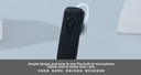 Geometric Wireless Earpiece-B862 (Black)