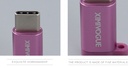 Micro-USB to Type-C Adapter (Rosy Purple)