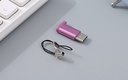 Micro-USB to Type-C Adapter (Rosy Purple)