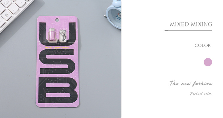 Type-C to USB OTG Adapter (Rosy Purple)