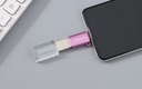 Type-C to USB OTG Adapter (Rosy Purple)