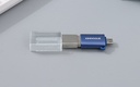 Micro-USB to USB  OTG Adapter (Sapphire Blue)