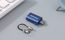 Micro-USB to USB  OTG Adapter (Sapphire Blue)