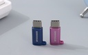 Micro-USB to Type-C  Adapter (Sapphire Blue)
