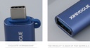 Type-C to USB OTG Adapter (Sapphire Blue)